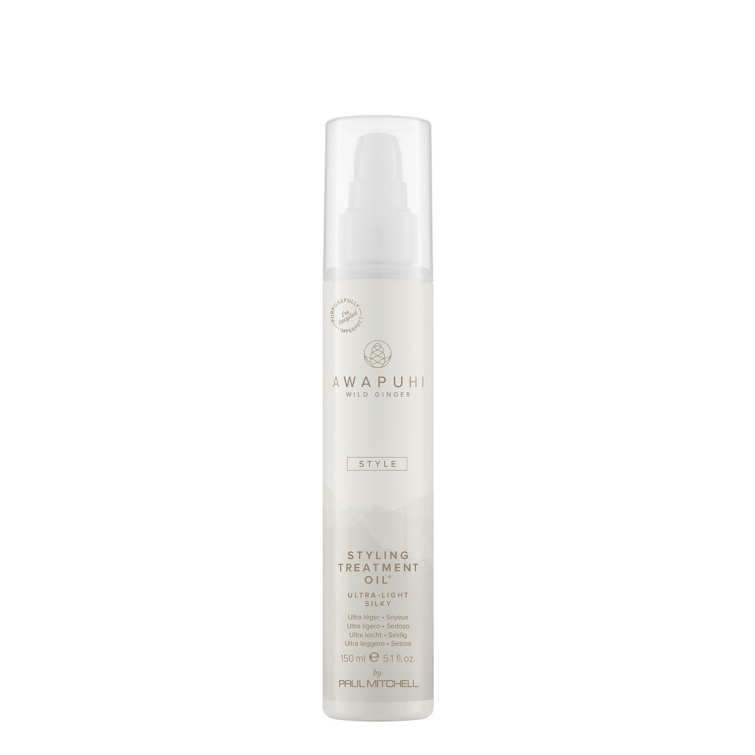 Awapuhi Wild Ginger Styling Treatment Oil Lightweight Smoothing and Shine Enhancing Oil 5.1 fl oz