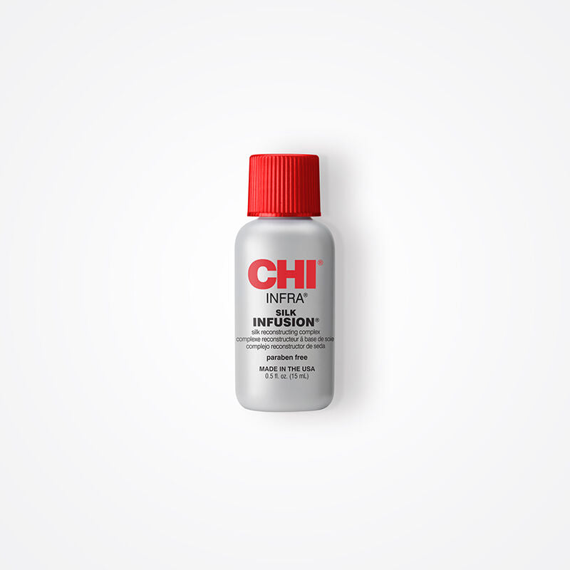 CHI Infra Silk Infusion, Leave-In Reconstructing Treatment to Strengthen & Protect All Hair Types, Alcohol-Free, 6 fl oz