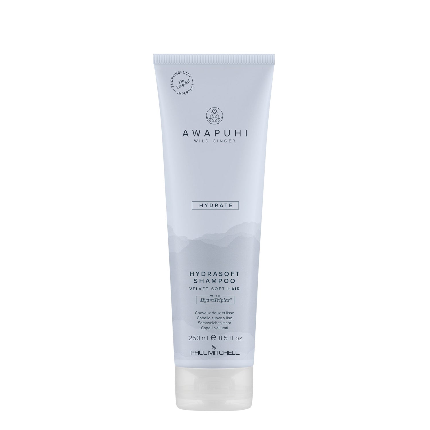 Awapuhi Wild Ginger HydraSoft Shampoo Lightweight Moisturizing Cleanser for Dry and Damaged Hair 8.5 fl oz