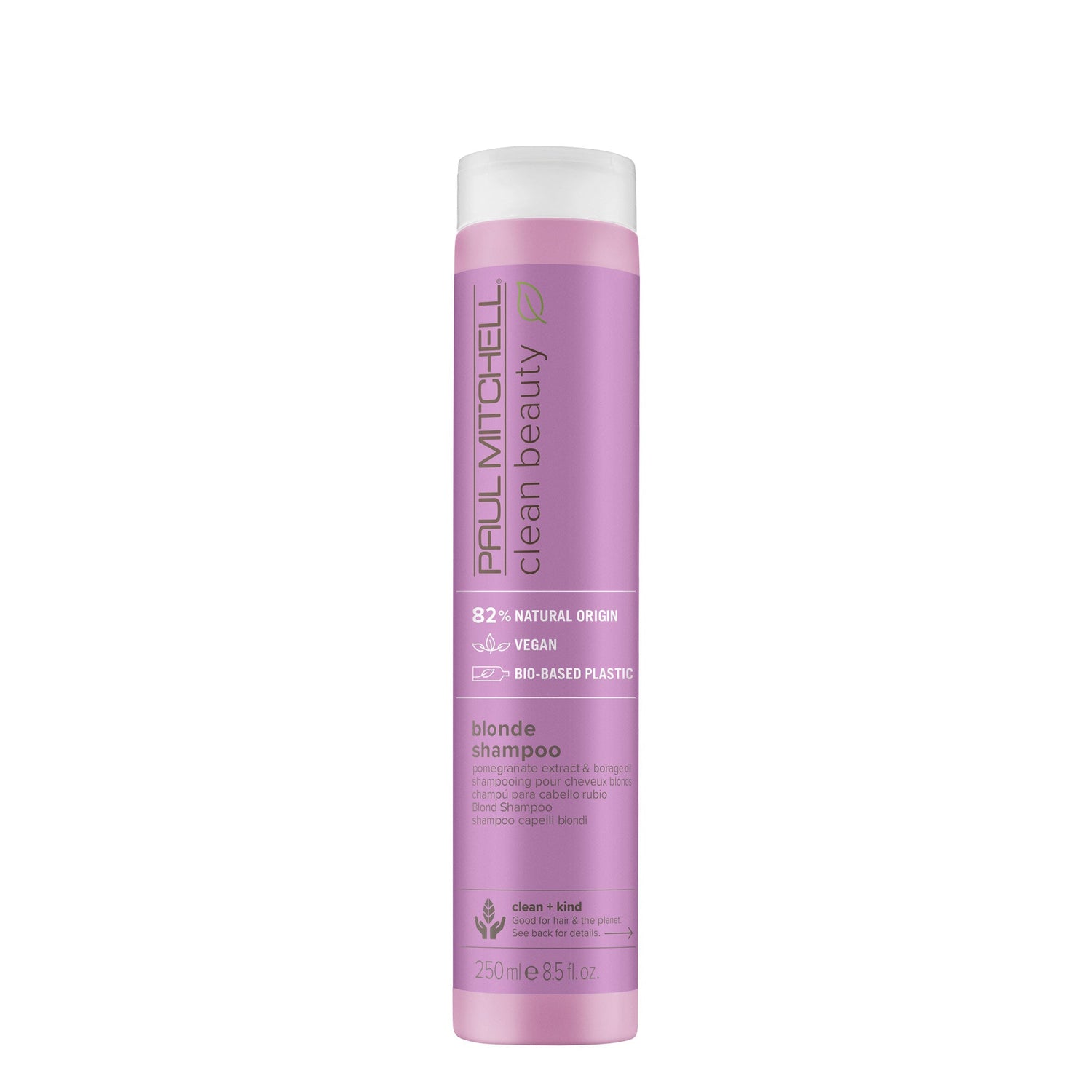 Paul Mitchell Clean Beauty Blonde Shampoo Brightens and Tones Blonde and Highlighted Hair 8.5 fl oz