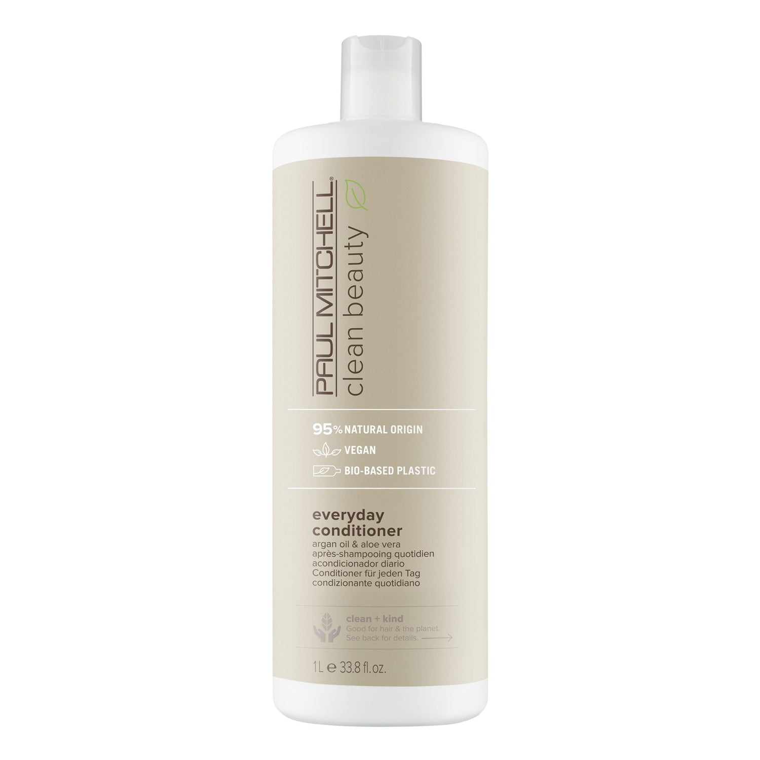 Paul Mitchell Clean Beauty Everyday Conditioner Lightweight Daily Moisture for All Hair Types 33.8 fl oz