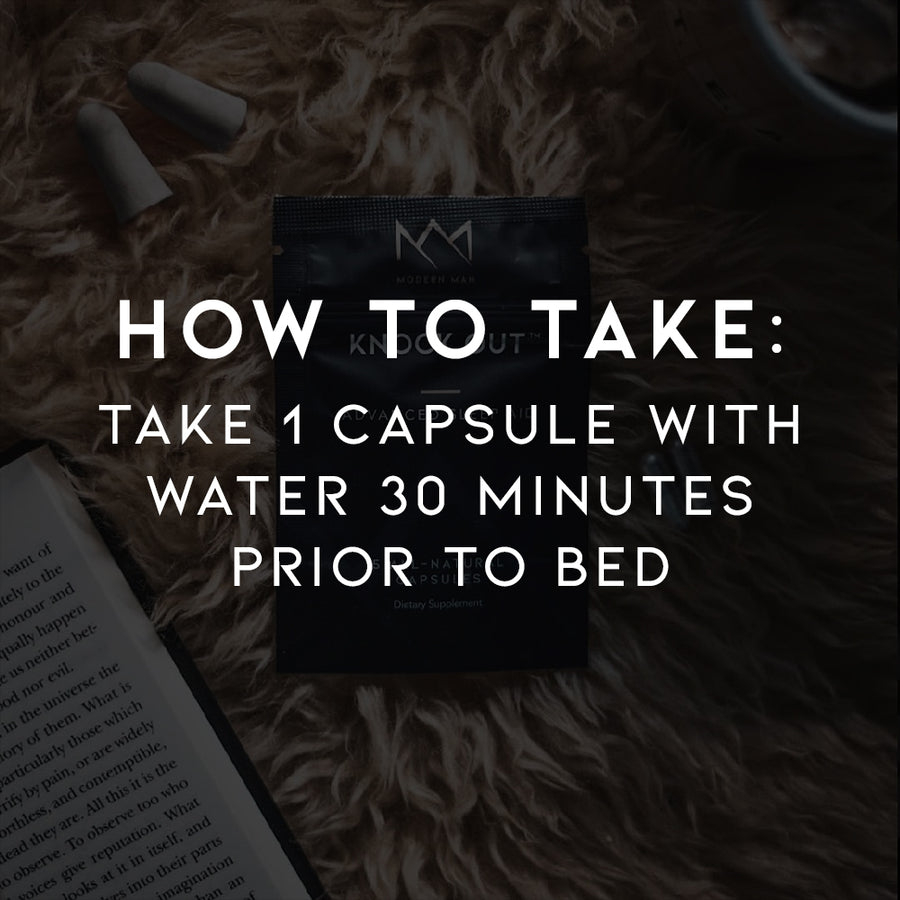 Knock Out by Modern Man - OTC Sleep Aid and Muscle Recovery (US)