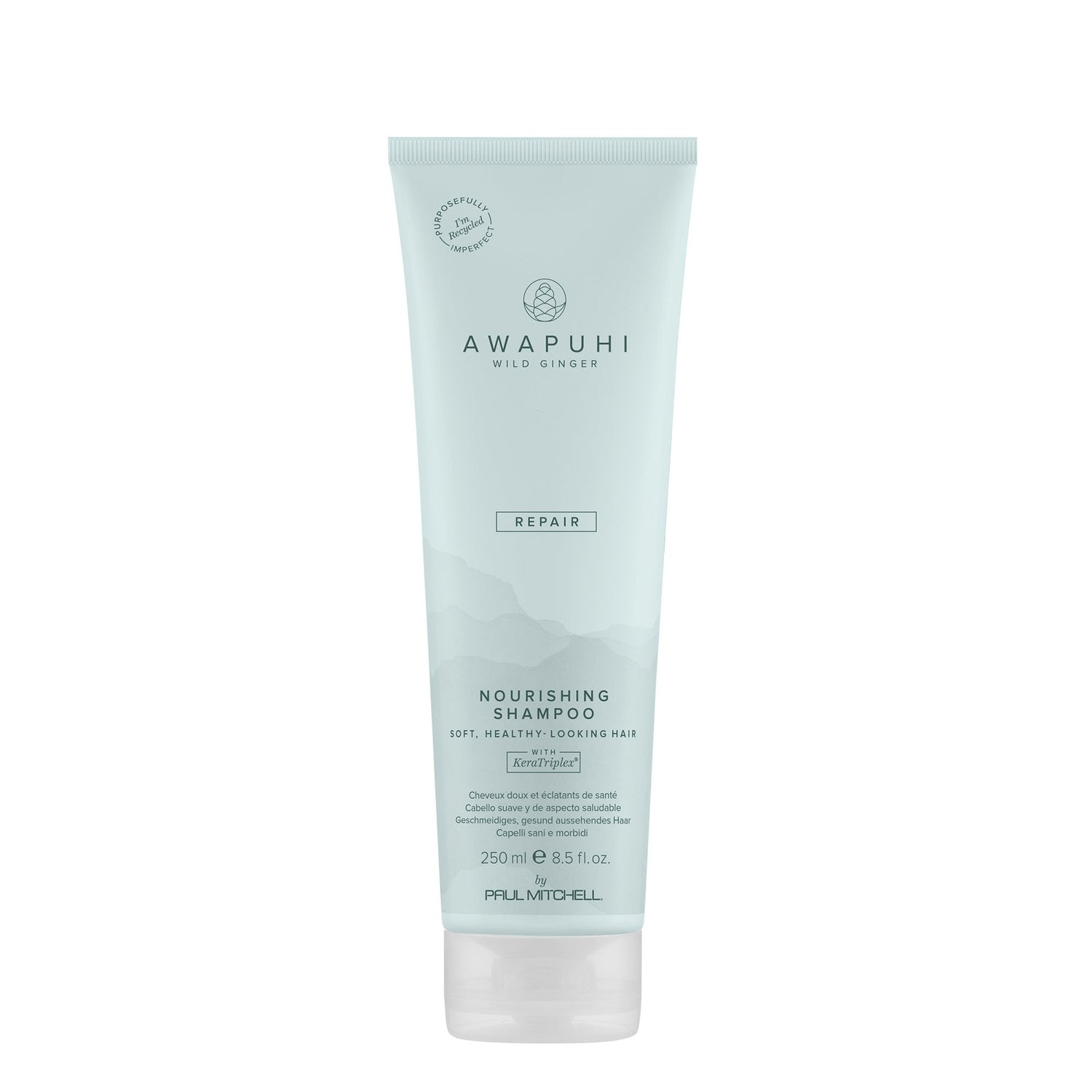 Awapuhi Wild Ginger Nourishing Shampoo Moisturizing and Smoothing Cleanser for Dry Damaged and Color Treated Hair 8.5 fl oz