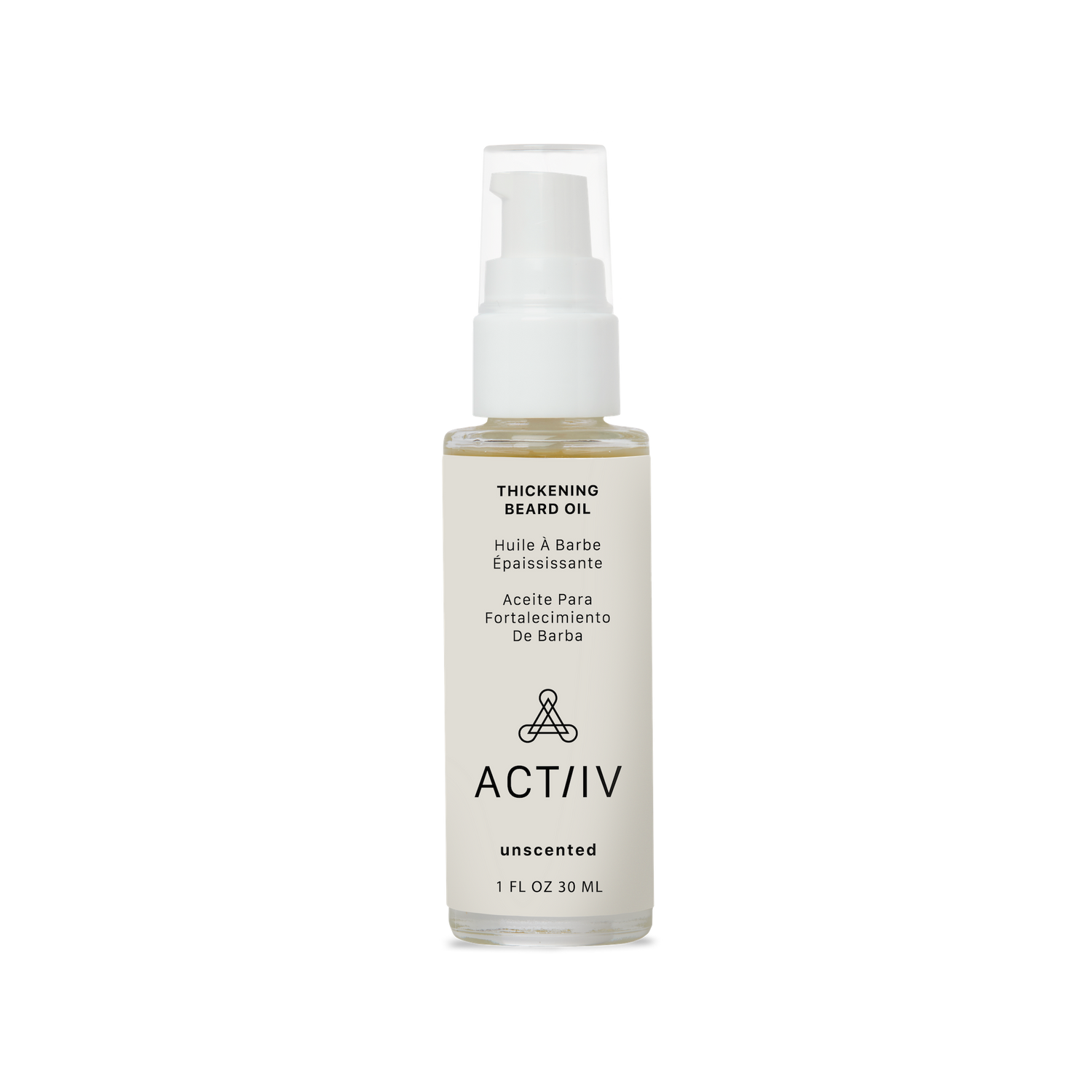 ACTIIV Thickening Beard Oil Unscented 1 oz