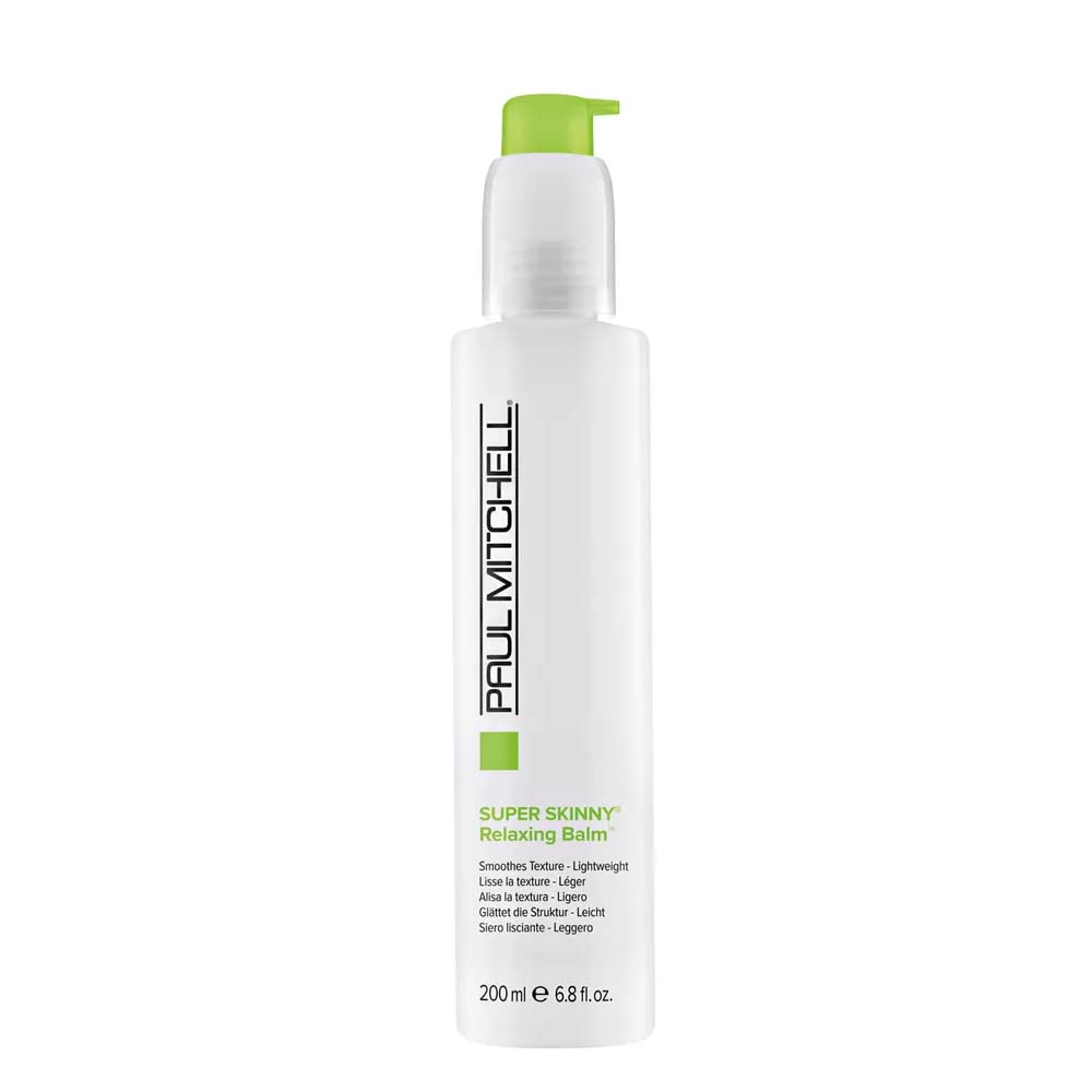 Paul Mitchell Super Skinny Relaxing Balm Lightweight Formula Smoothes Texture For Frizzy Hair 6.8 fl oz