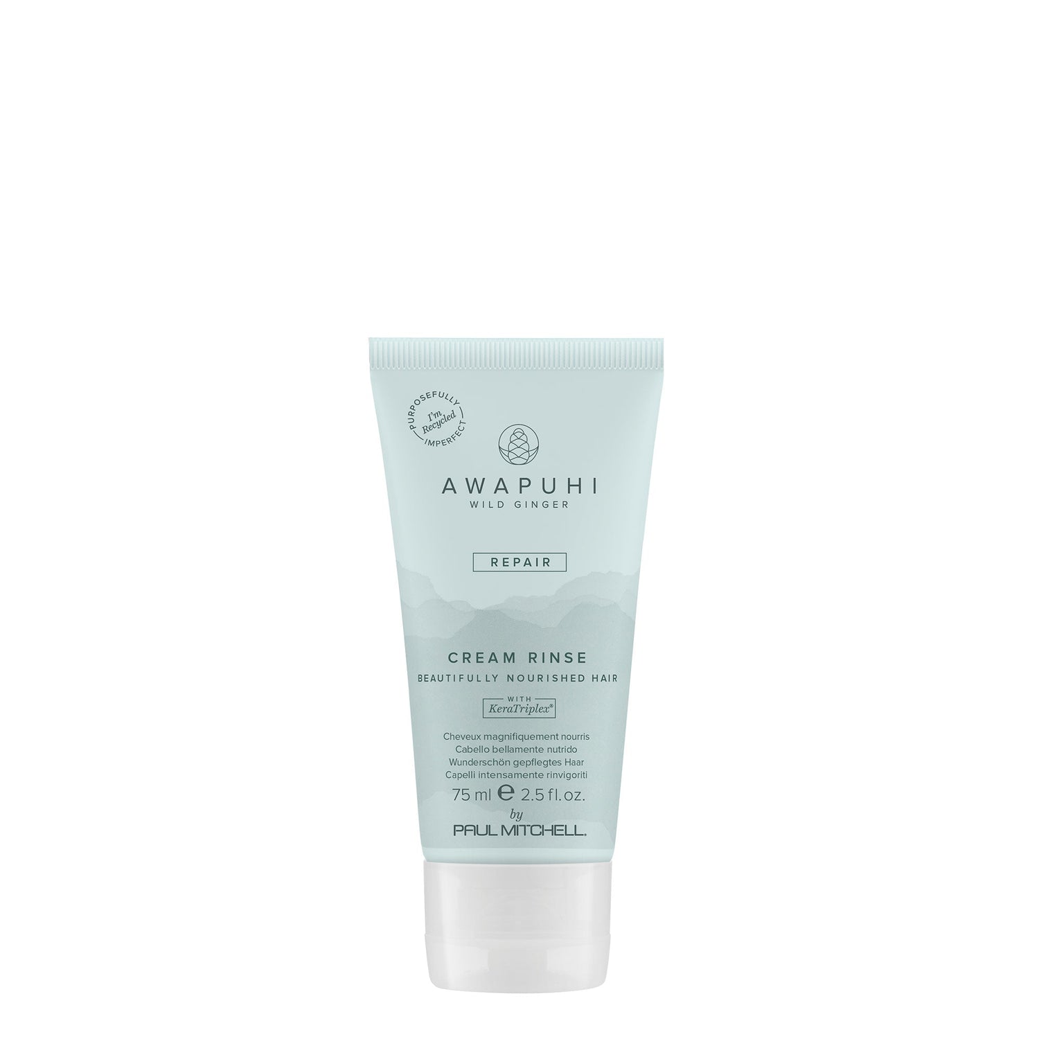 Awapuhi Wild Ginger Cream Rinse Lightweight Moisturizing Conditioner for Dry and Damaged Hair 2.5 fl oz