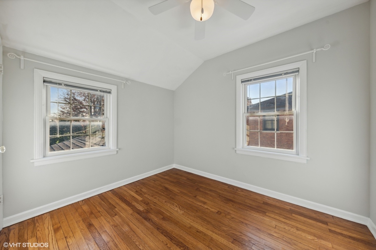 Empty La Grange Illinois non-primary bedroom before staging, highlighting the room's blank canvas and potential for transformation.