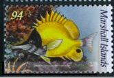 Coin Yellow Longnose Butterflyfish Forcipiger flavissimus-Tropical Fish-Marshall Islands Ilhas Marshall undefined