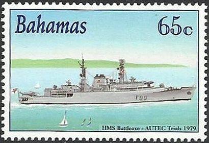Coin HMS „Battleaxe“-Royal Navy-Bahamas Bahamas undefined