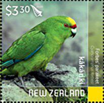 Coin Forbes Parakeet Cyanoramphus forbesi-Karakiri - New Zealand Parakeets 2020-New Zealand Nova Zelândia undefined