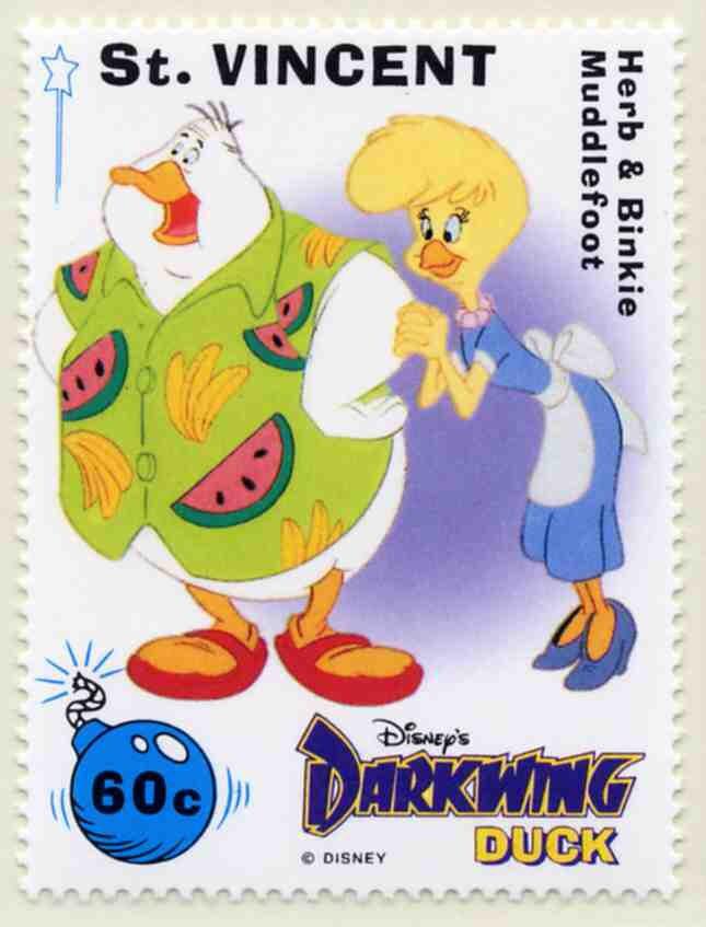 Coin Herb Binkie Muddlefoot-Disney movie - Darkwing Duck-Saint Vincent and The Grenadines St. Vincent and the Grenadines undefined