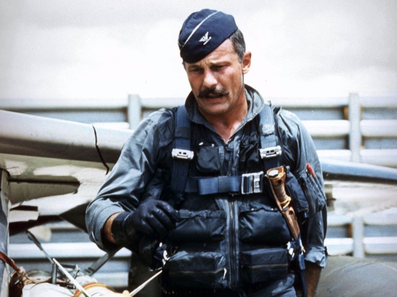 Colonel Robert Olds and his pilots survival knife