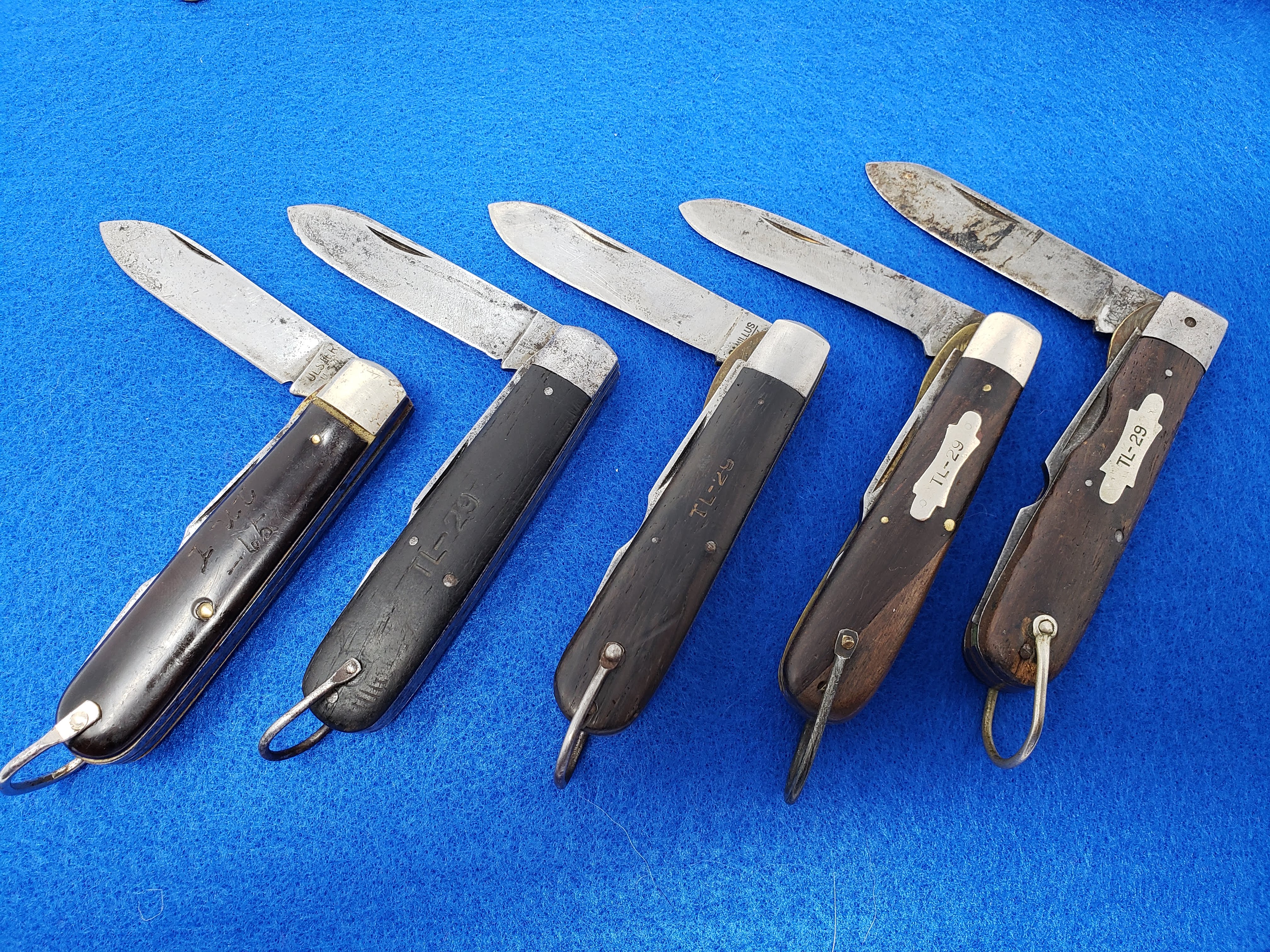 KA-BAR Pocketknife Collectible Vintage Folding Knives 2 Blades for sale