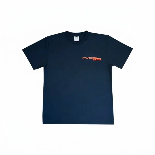 🆕  立釣魂オリジナルドライ Tシャツ　黒/文字色オレンジ