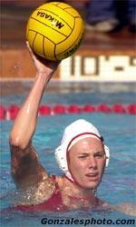 Ellen Estes, who was a four-time All-American in women's water polo, was a co-winner of the 2001-02 Al Masters Award.