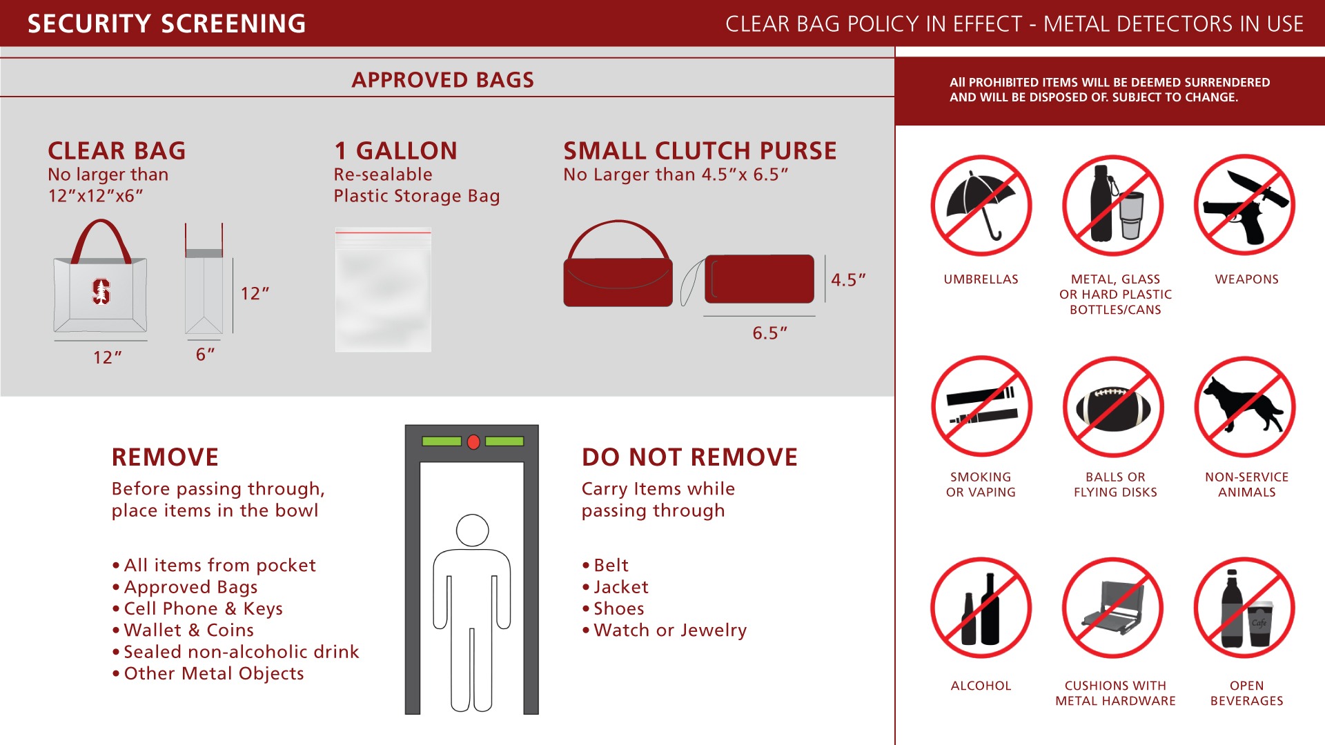 Clear Bag Policy 23-24