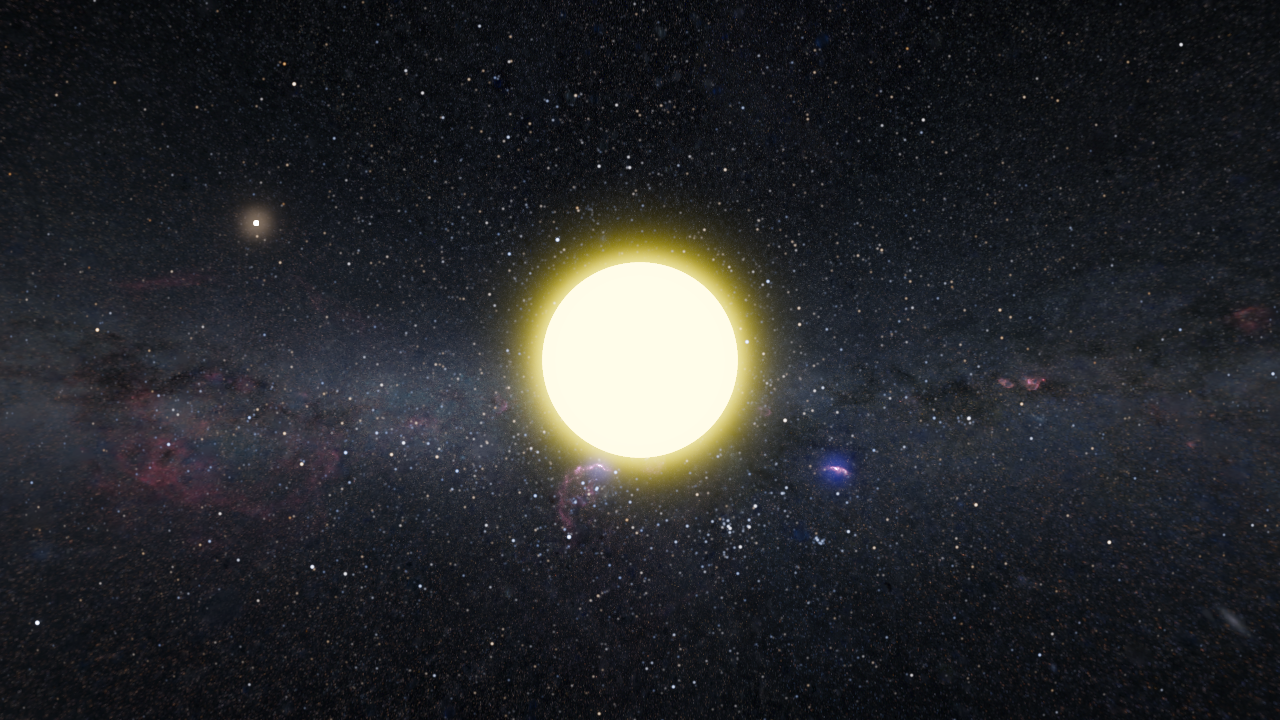 Approaching a giant: late