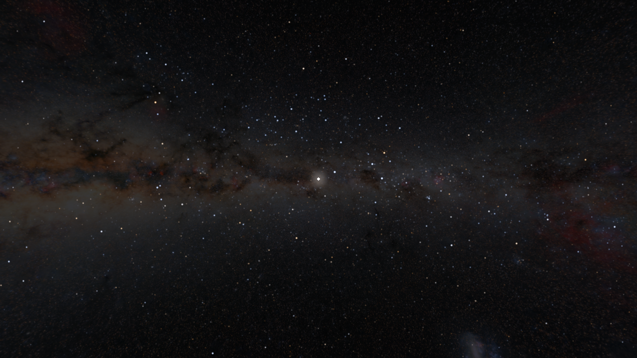 α Centauri A from its habitable zone