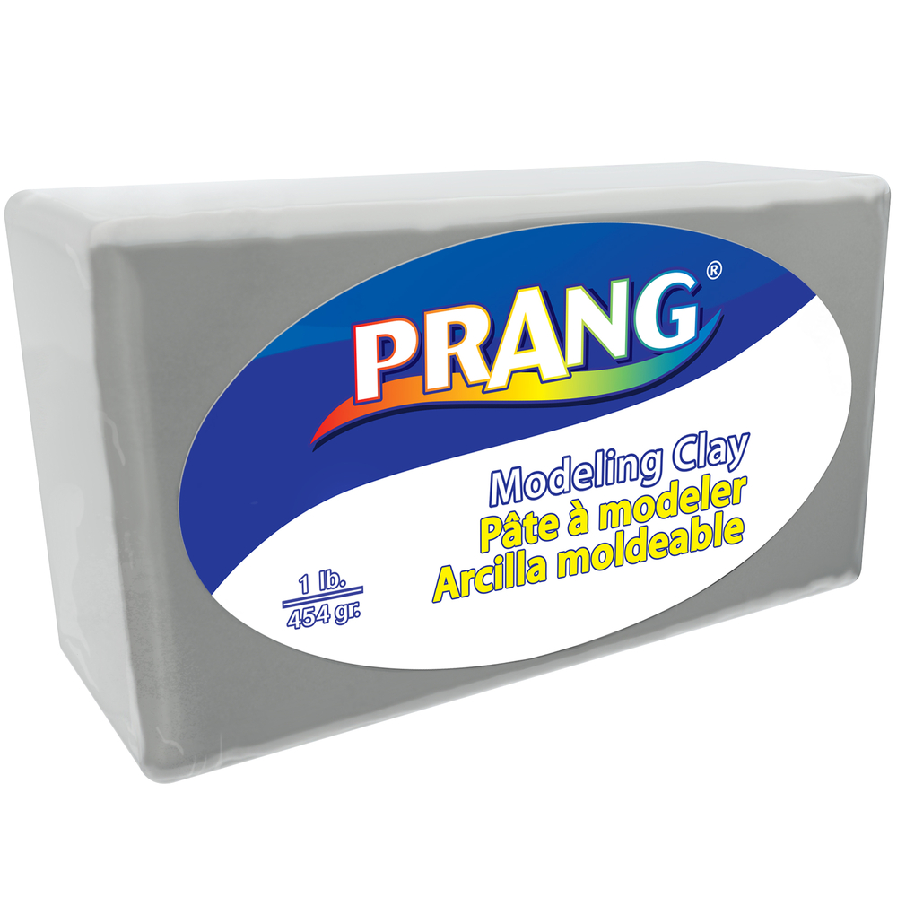 eway DIX00790 Prang Modeling Clay 1 lb Block Grey