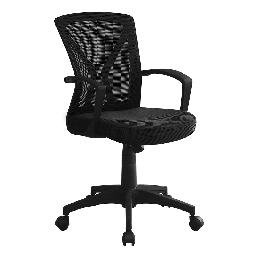  UNSUN57411  Union & Scale Essentials Mesh Back Fabric Task Chair  - Black