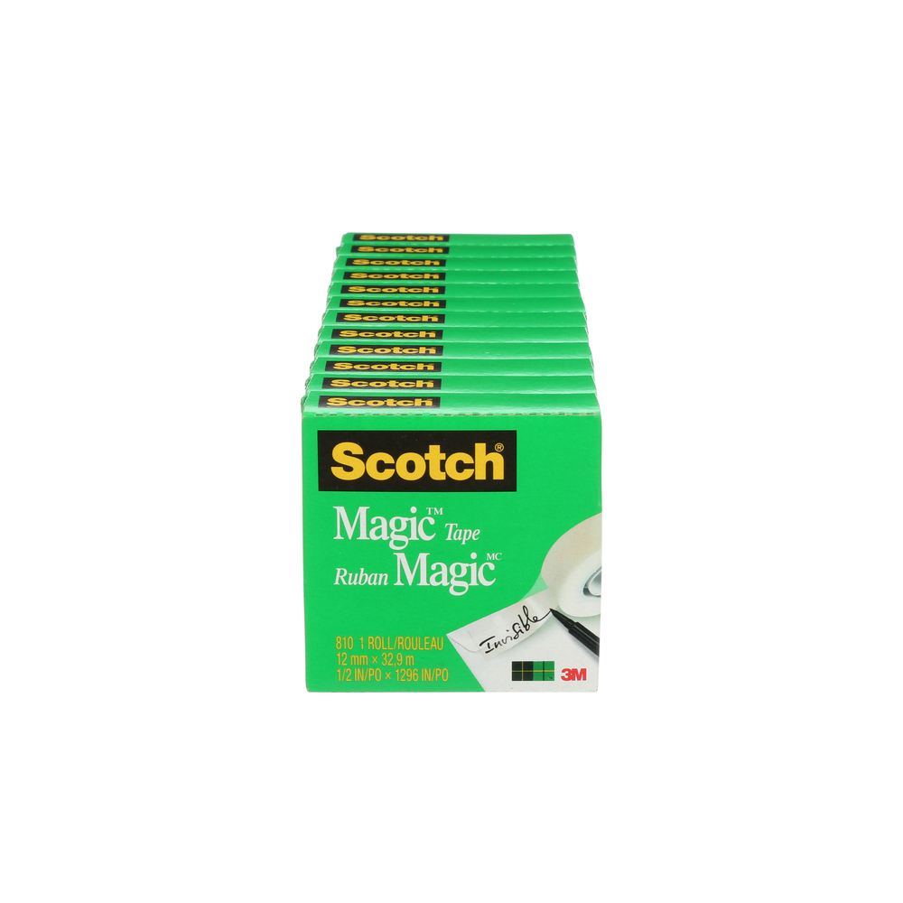  MMM109NA  Scotch Wallsaver Removable Double-Sided Tape, 18mm x  3.81m