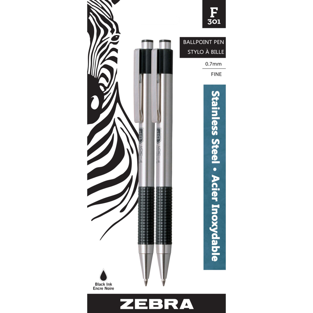 Stylo gel roller 0.7 mm rétractable - noir