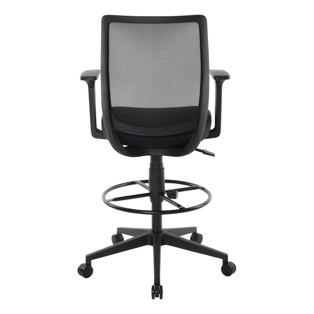 Union & Scale Essentials Mesh Back Fabric Task Chair | Supports Up to 275 lb | Black