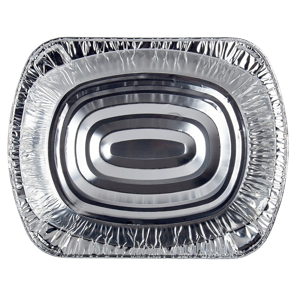 Disposable Aluminum 1/2 Size Sheet Cake Pans - 17.5 x 12.75