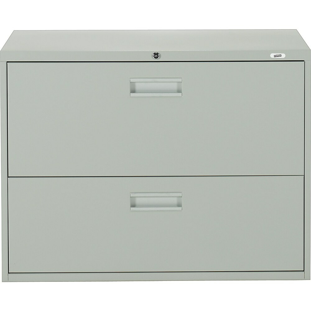 Eway Ca Stpb93362f1hgry Staples Lateral File Cabinet 2 Drawer Grey