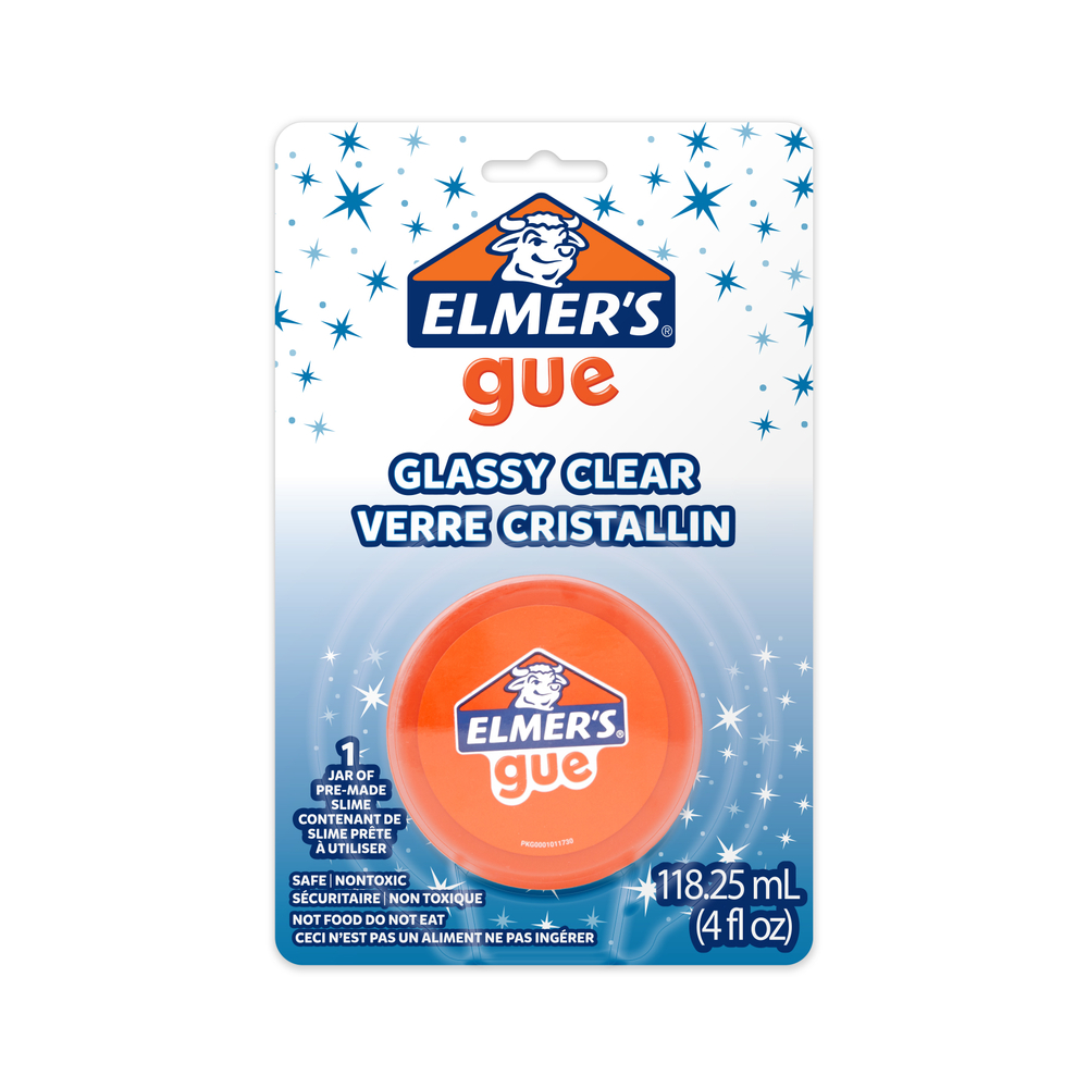  EPO2149168  Elmer's Gue Pre-Made Slime - Glassy Clear - 4oz