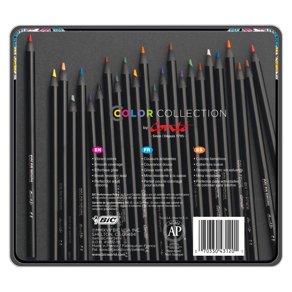 Crayons papier et taille crayons - Conte | Beebs