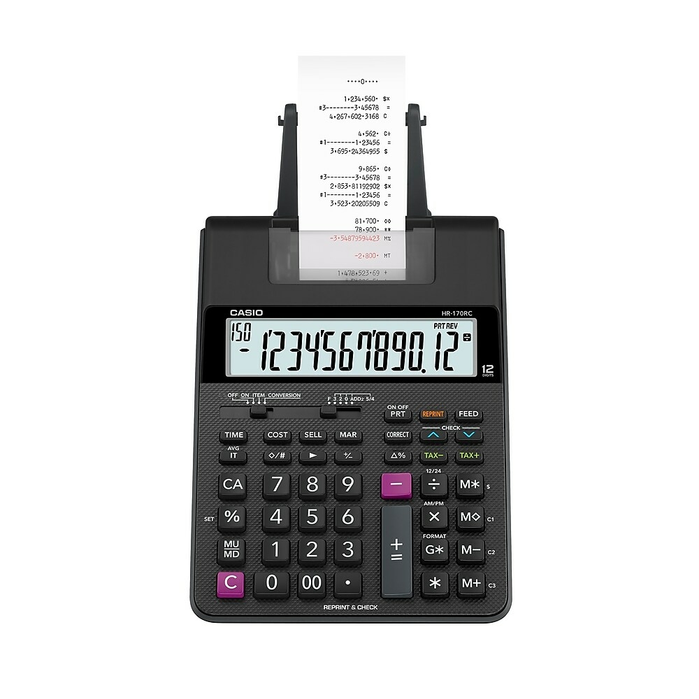 Sharp® EL2201RII 12 chiffres calculatrice imprimante