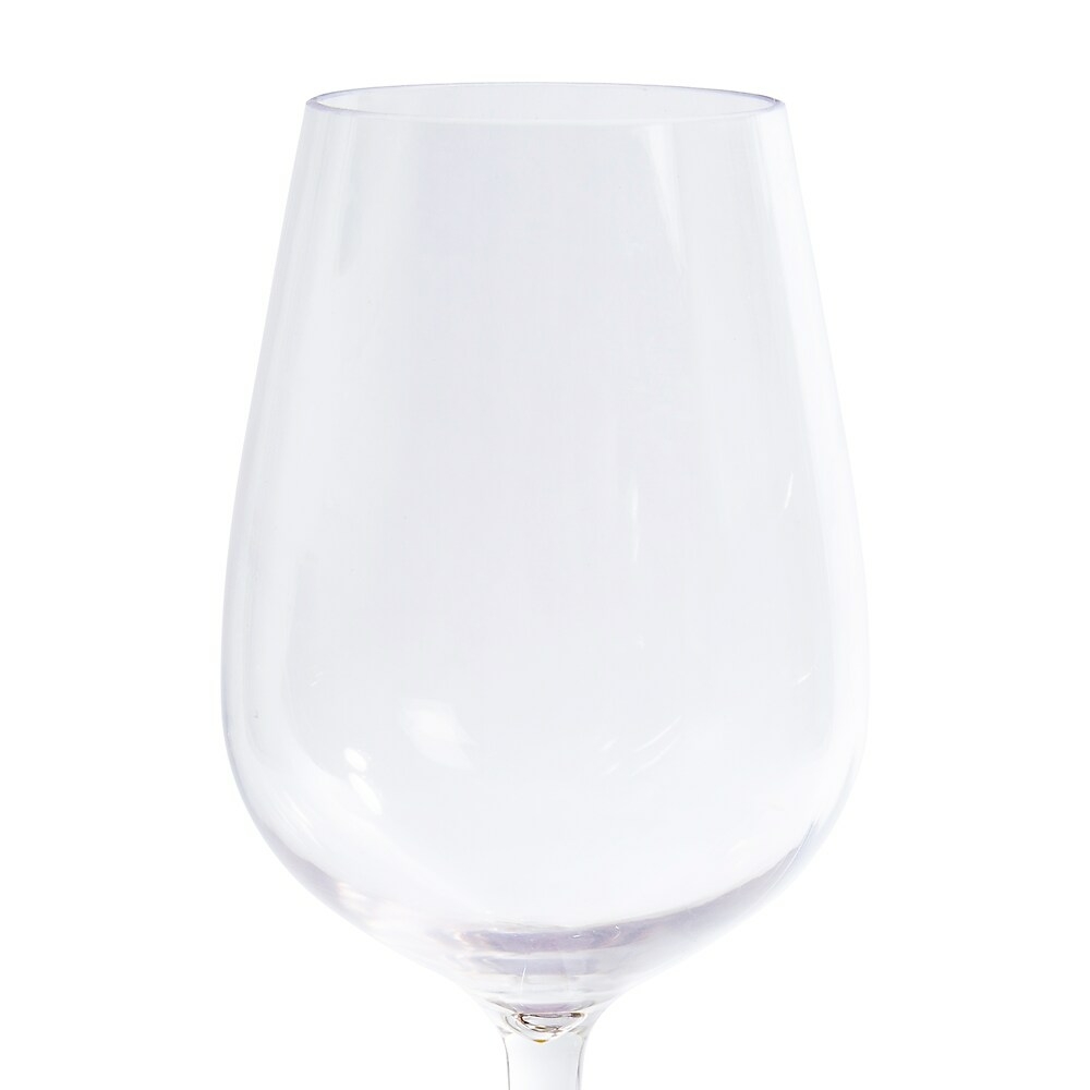 Paquet de 4 verres à vin en plastique sans pied