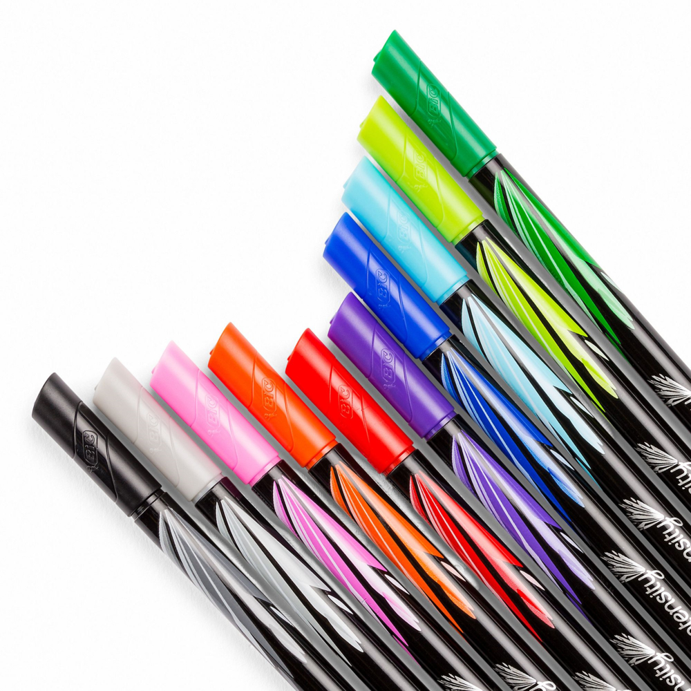  BICFPINFAP10AST  BIC Intensity Fineliner Marker Pen