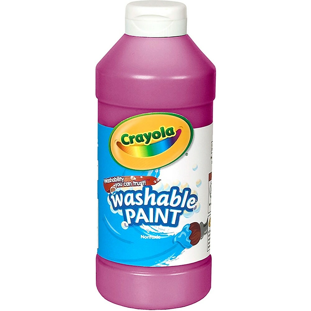 CRAYOLA - 6 BOUTEILLES DE PEINTURE LAVABLE