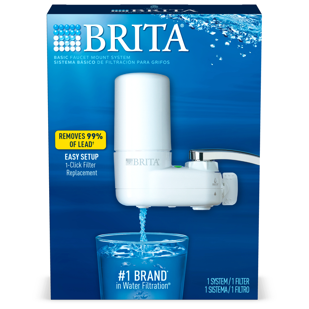  BRI635214CAND  Système de filtration d'eau sur robinet Brita,  modèle de base