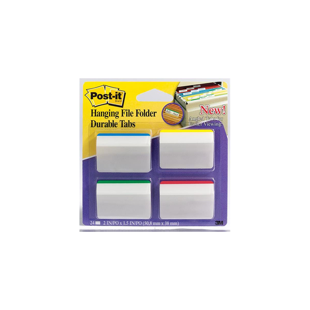 Post-it Angled Hanging File Tab - 24 count