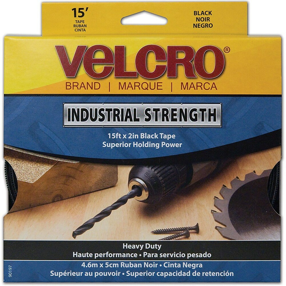  VEK90197  VELCRO Brand Industrial-Strength Tape - Black