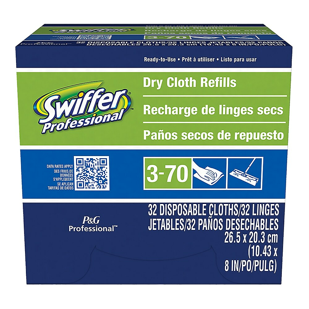  PGT33407  Swiffer Professional Duster Dry Cloth Sweeping Pad  Refills for Swiffer Sweeper - 32 Pack