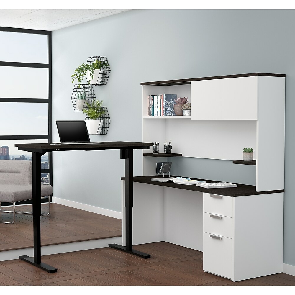 Bestar Pro-Concept Plus Bureau en L avec caisson