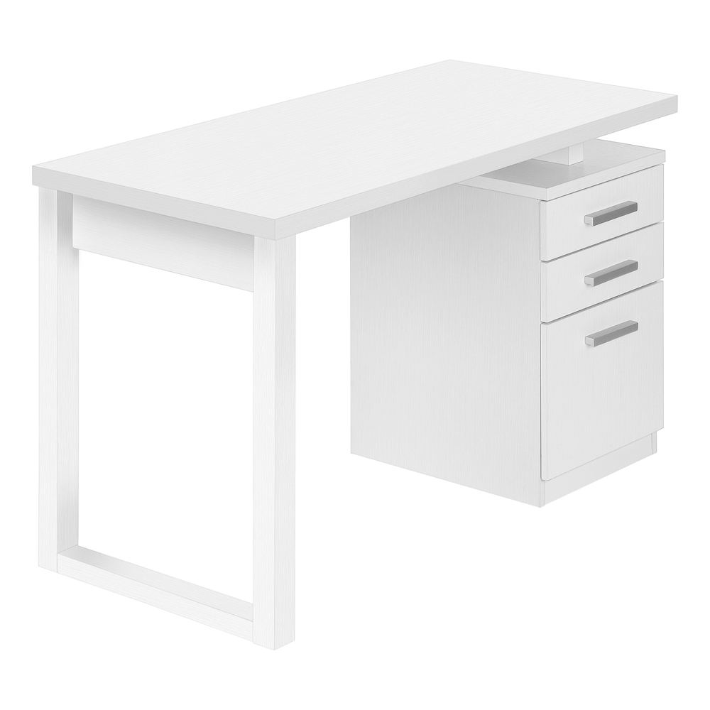 MONARCH SPECIALTIES Bureau d'ordinateur, 48 po, blanc