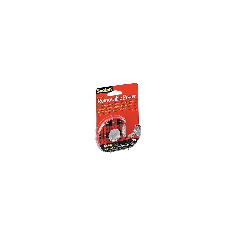 3M 109 Wallsaver Removable Mounting Tape, Clear : : Tools & Home  Improvement