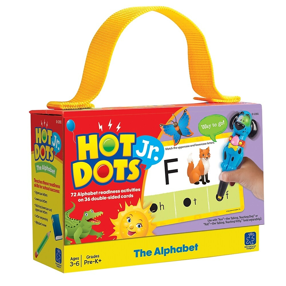 Educational Insights Hot Dots Jr. Ace - The Talking Teaching Dog