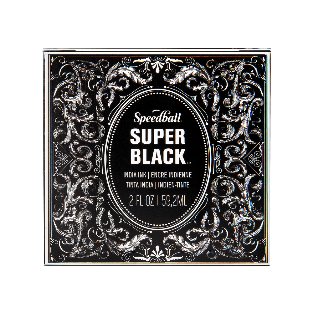  Speedball Super Black India Ink, 2-Ounce