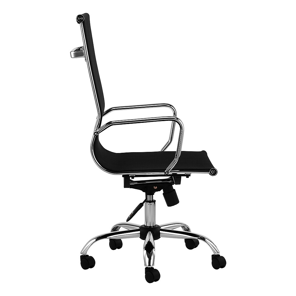 Fina High Profile Executive Mesh Chair, Black – Office Furniture 4 Sale