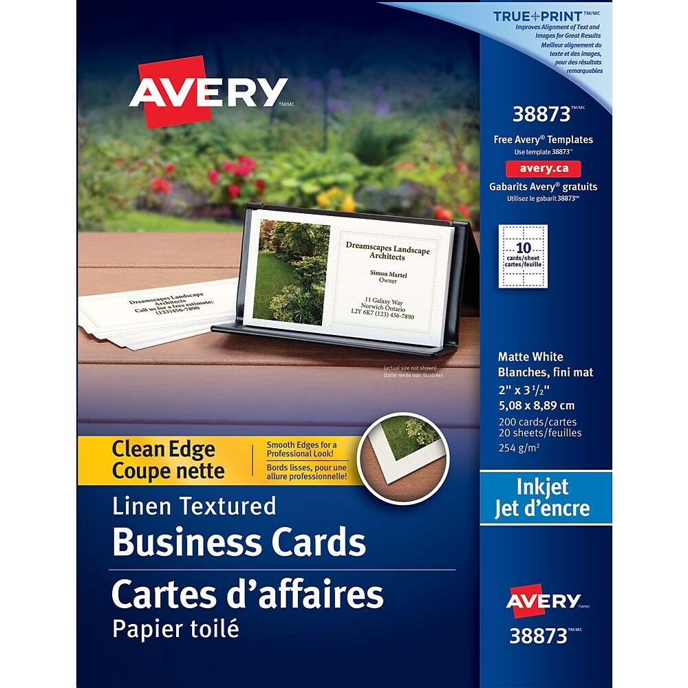avery software for business cards