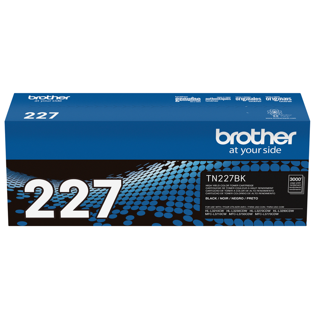  BRTTN227BK  Brother TN227 Black Toner Cartridge, High Yield