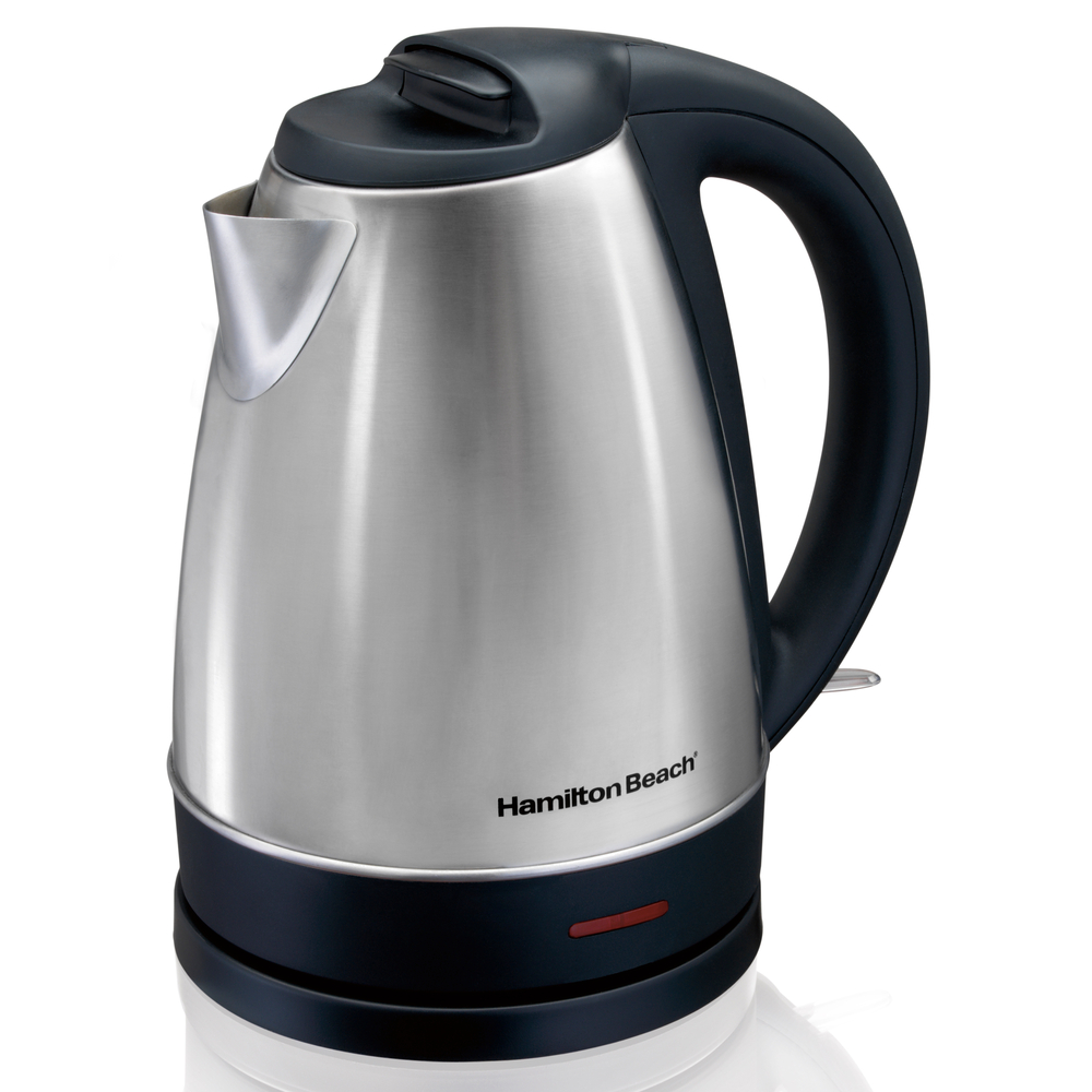 Hamilton Beach 1.7 L Black/Silver Electric Kettle