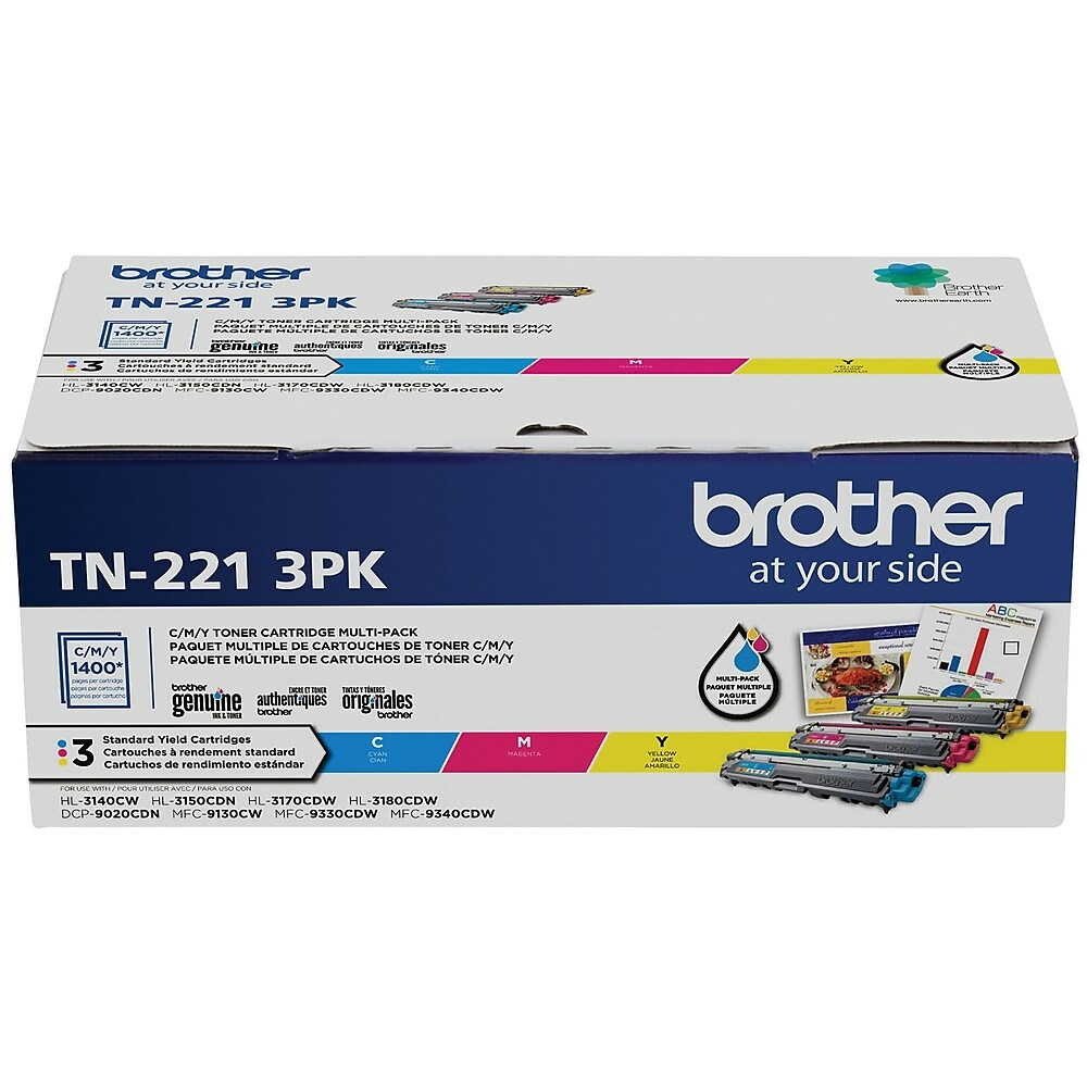 eway.ca - BRTTN2213PK | Brother TN221 Standard Yield Colour Toner