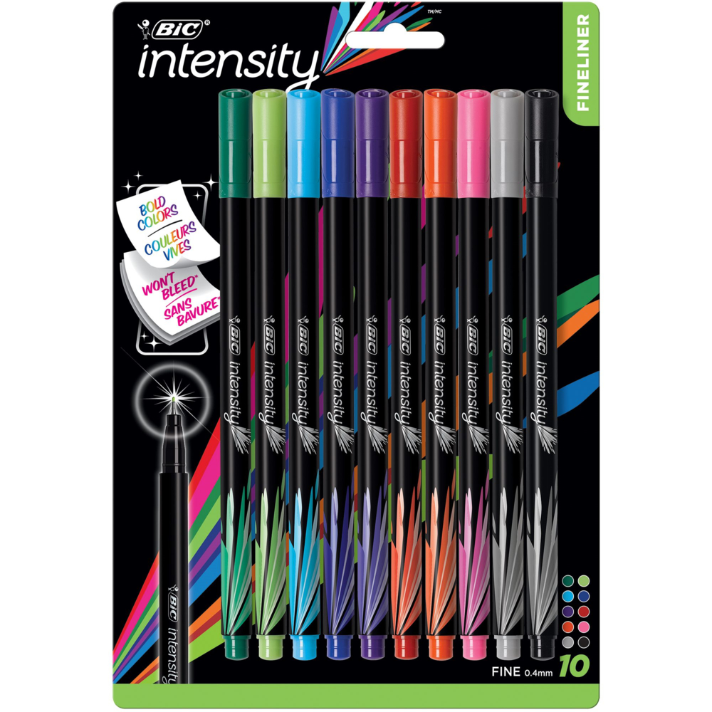  BICFPINFAP10AST  BIC - Intensity Stylo Marqueur à